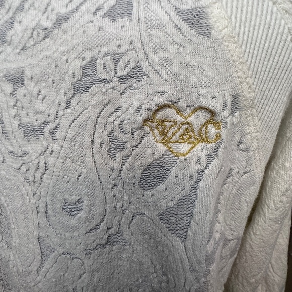 Nine West Vintage America White Lace Blouse ,Petite Large, Business Casual - Picture 4 of 5